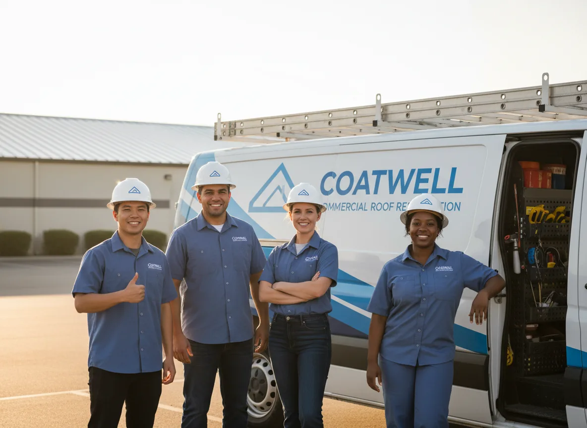 Commercial roof coating company in Rapids City, IL